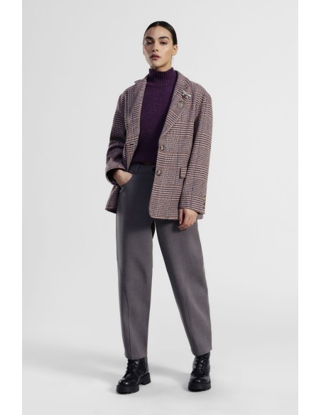 Calças Palazzo de Cintura Alta com Bolsos Dixie