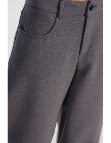 Calças Palazzo de Cintura Alta com Bolsos Dixie