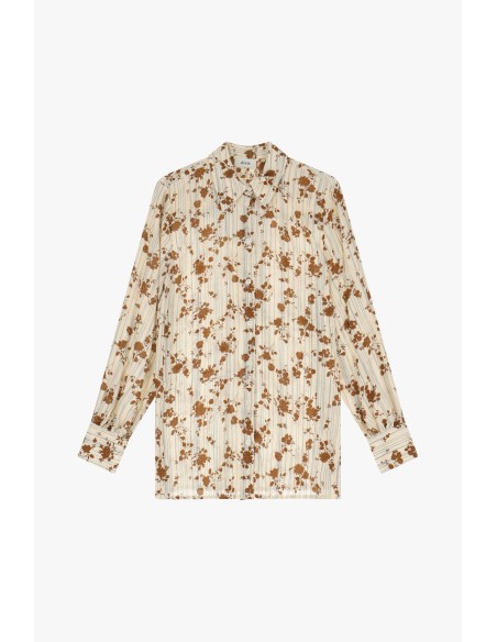 Camisa de mangas compridas estampada Dixie