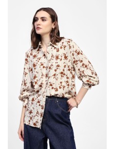 Camisa de Manga Comprida Estampada Dixie