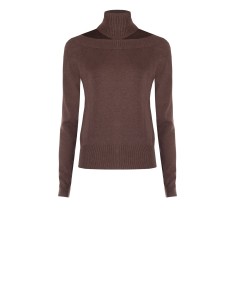 Camisola de gola alta com recorte no pescoço Rinascimento 2