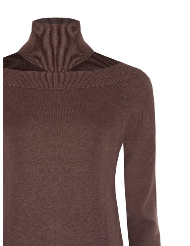 Camisola de gola alta com cut-out na gola Rinascimento