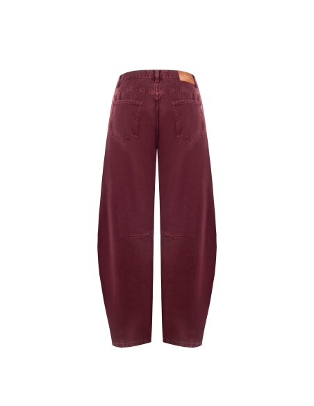 Jeans Balloon Com Etiqueta Com Logótipo No Bolso Traseiro Rinascimento