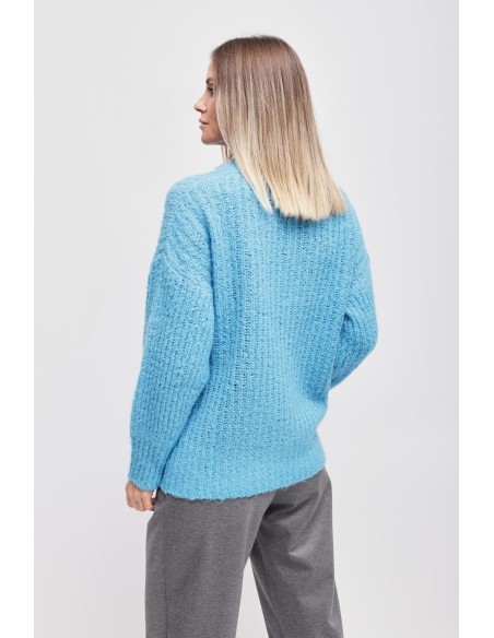 Camisola de Mohair com Decote em V Maryley