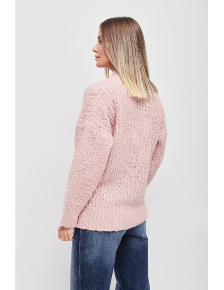 Malha Mohair com Decote em V Maryley