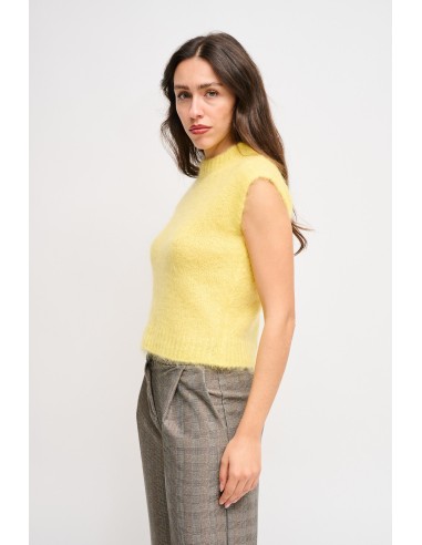 Camisola Nuvola Sem Mangas em Mohair Maryley