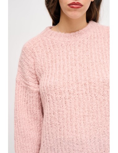 Camisola macia de gola redonda Maryley