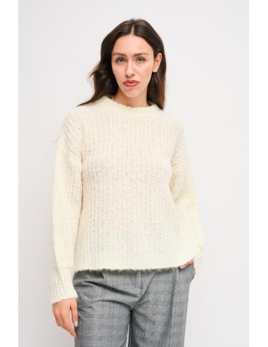 Camisola macia de gola redonda Maryley