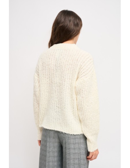 Camisola macia de gola redonda Maryley