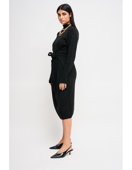 Vestido de Malha com Faixa Maryley