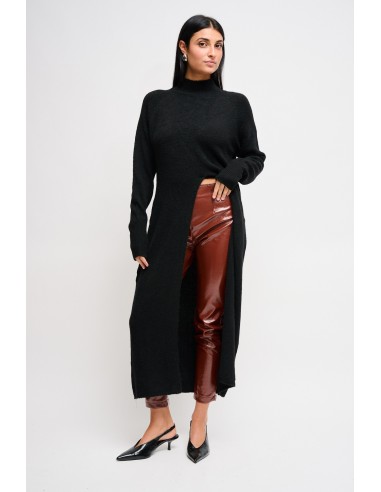 Malha longa com fenda Maryley