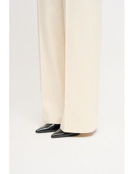 Calças Palazzo em Punto Milano Maryley