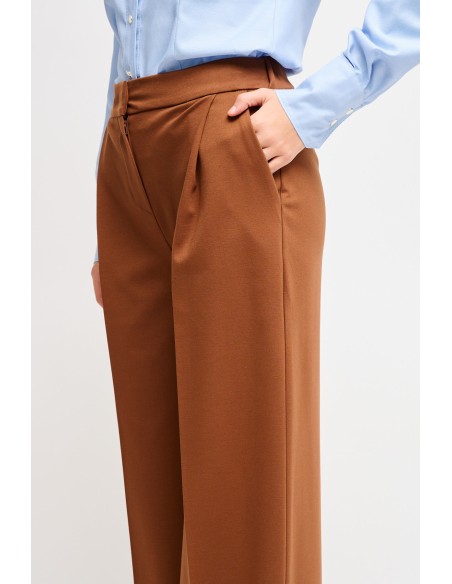 Calças Palazzo em Punto Milano Maryley