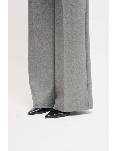 Calças palazzo em punto Milano Maryley