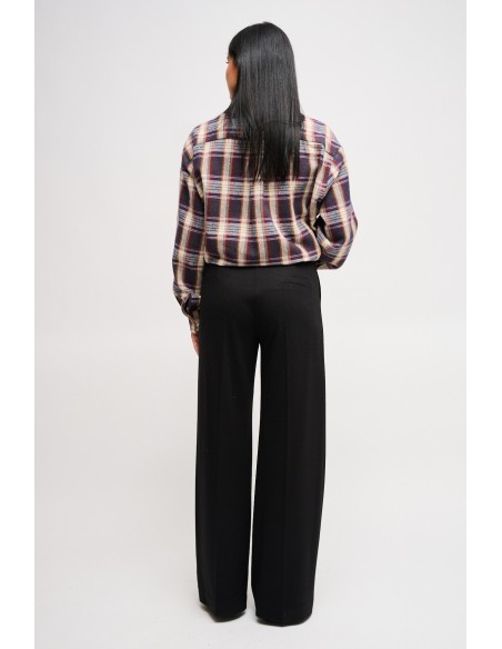 Calças Palazzo em Punto Milano Maryley