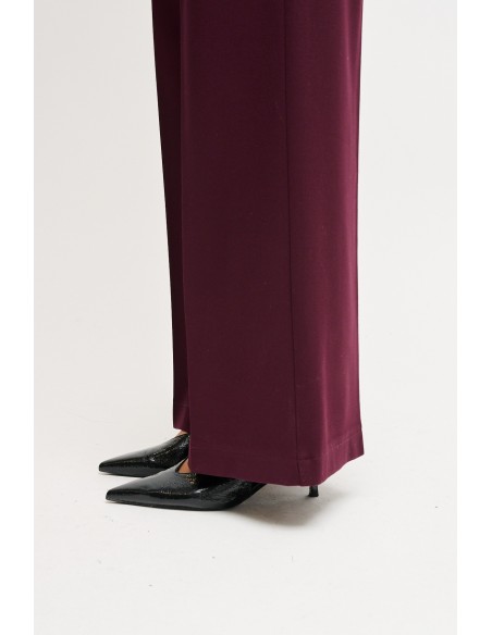 Calças Palazzo em Punto Milano Maryley