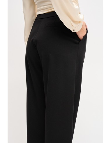 Calças Barrel em Punto Milano Maryley