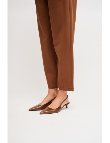 Calças Barrel em Punto Milano Maryley