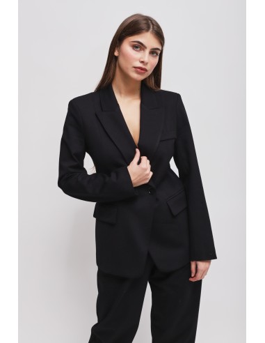 Casaco de Duplo Peito em Ponto Milão Maryley