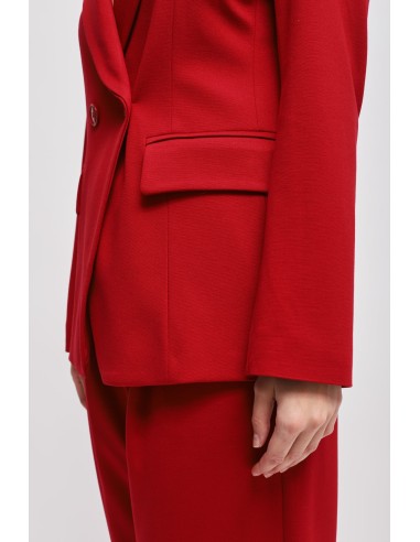 Casaco de abotoamento duplo em Punto Milano Maryley