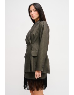 Blazer cruzado com ombreiras Maryley 2