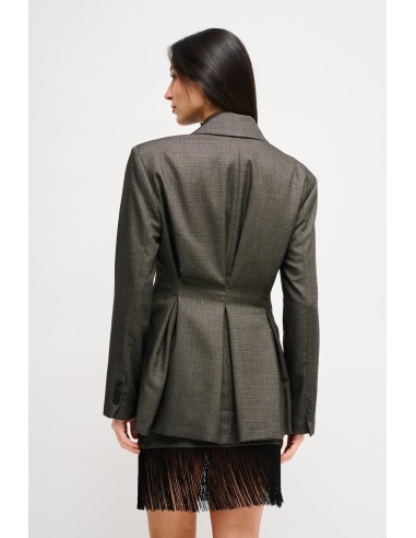 Blazer de duplo peito com ombros almofadados Maryley