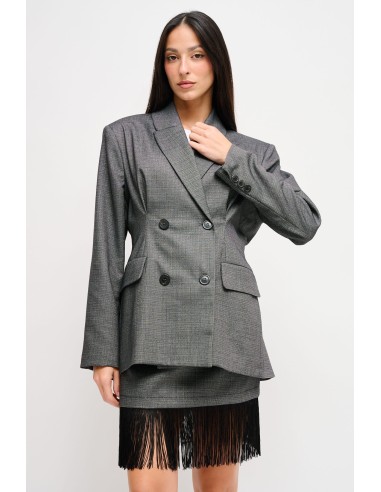 Blazer de abotoamento duplo com ombros almofadados Maryley