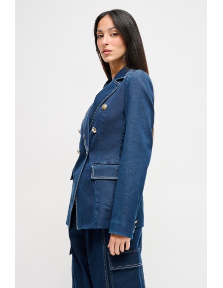Blazer Cruzado Em Ganga Maryley