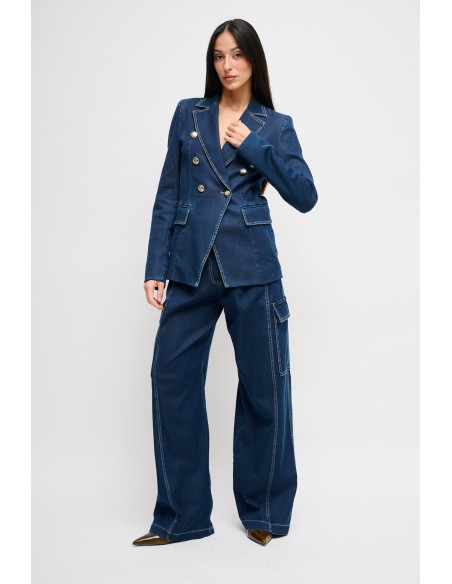 Blazer Cruzado Em Ganga Maryley