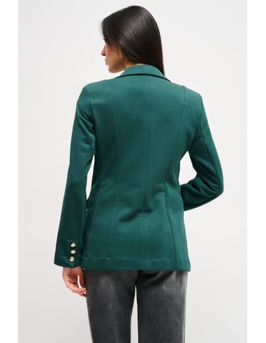 Blazer de abotoamento duplo em algodão Maryley