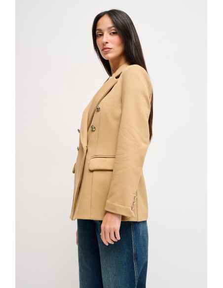 Blazer Cruzado em Algodão Maryley