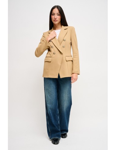 Blazer Cruzado em Algodão Maryley
