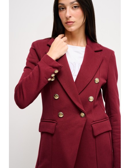 Blazer Cruzado em Algodão Maryley