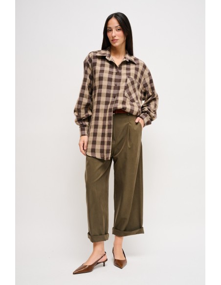 Maxi Camisa Xadrez Maryley