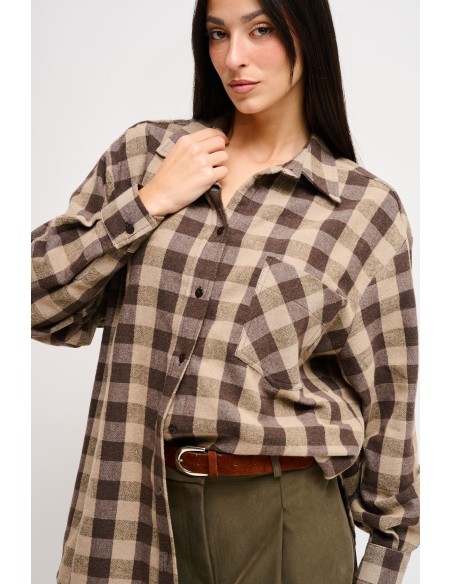 Maxi Camisa Xadrez Maryley
