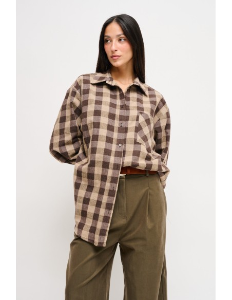 Maxi Camisa Xadrez Maryley