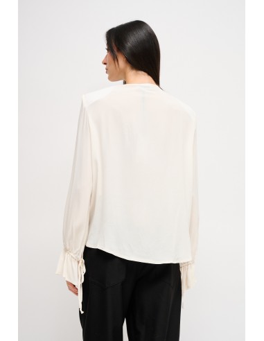 Blusa em Viscose com Folhos Maryley