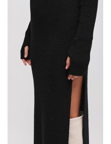 Vestido em malha com mangas Maryley