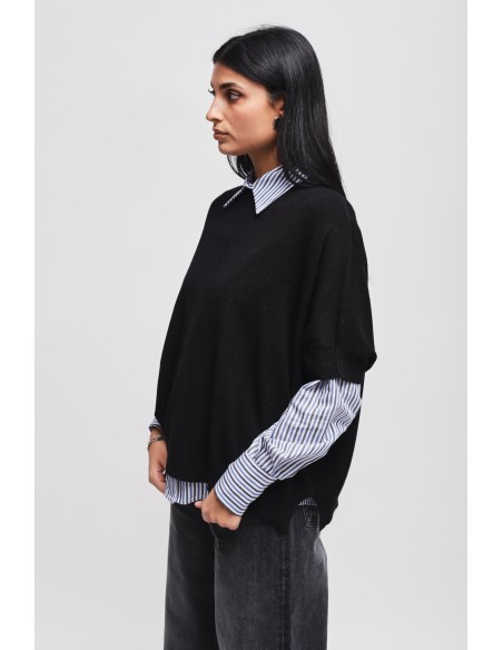 Camisola Oversize com Manga 3/4 Maryley