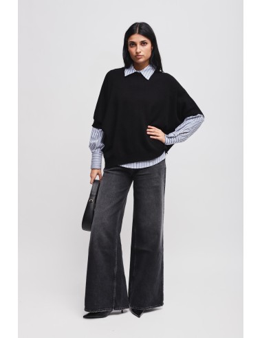 Camisola Oversize Com Manga 3/4 Maryley