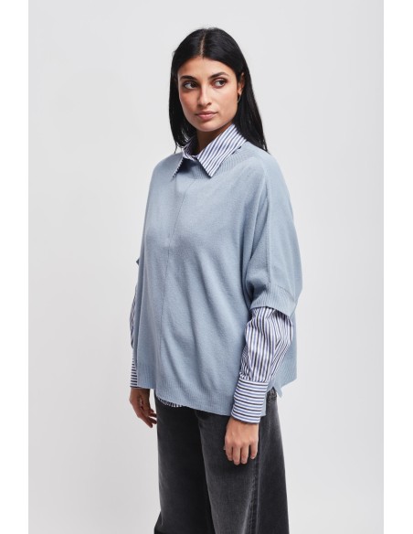 Camisola Oversize com Manga 3/4 Maryley