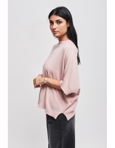 Malha Oversize com Manga 3/4 Maryley