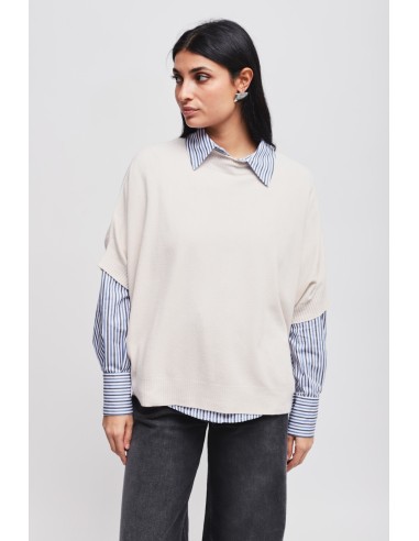 Camisola Oversize com Manga 3/4 Maryley