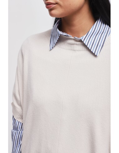 Malha Oversize com Manga 3/4 Maryley