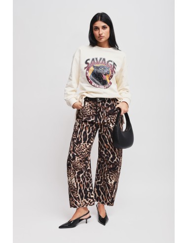 Sweatshirt em algodão com estampa Maryley