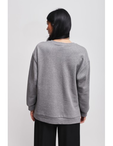 Felpa em algodão com estampa Maryley