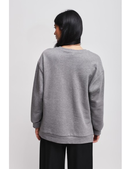 Felpa em algodão com estampa Maryley