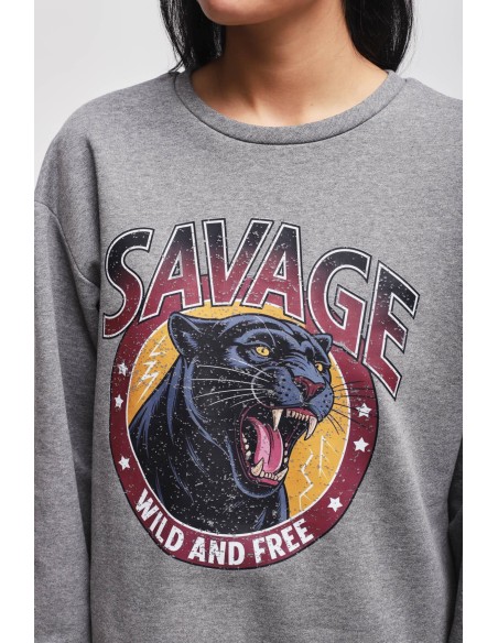 Camisola de algodão com estampa Maryley