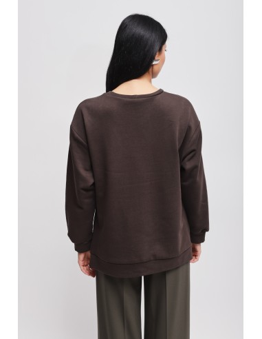 Sweatshirt em algodão com estampado Maryley