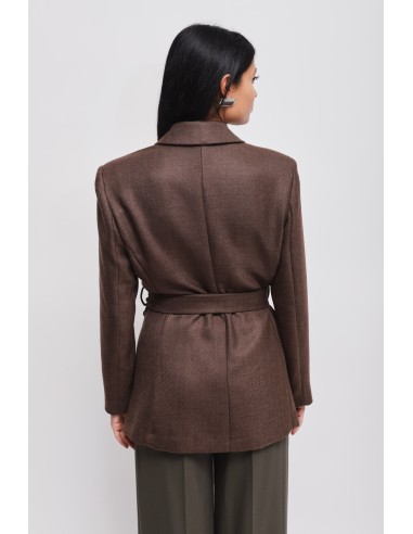 Blazer Cruzado Com Faixa Maryley